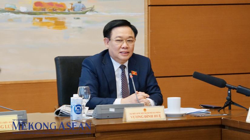 &Ocirc;ng Vương Đ&igrave;nh Huệ khi c&ograve;n đảm nhiệm cương vị Chủ tịch Quốc hội.