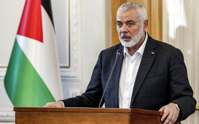 L&atilde;nh đạo Hamas Ismail Haniyeh. Ảnh: AFP