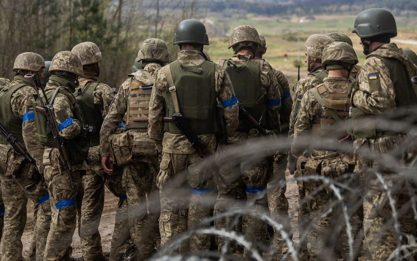 Binh sĩ Ukraine. Ảnh: Telegraph