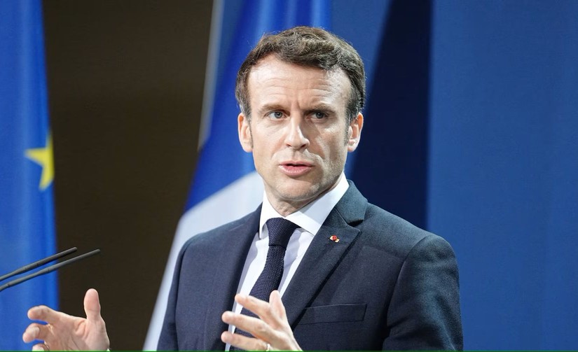 Tổng thống Ph&aacute;p Emmanuel Macron. Ảnh: Reuters