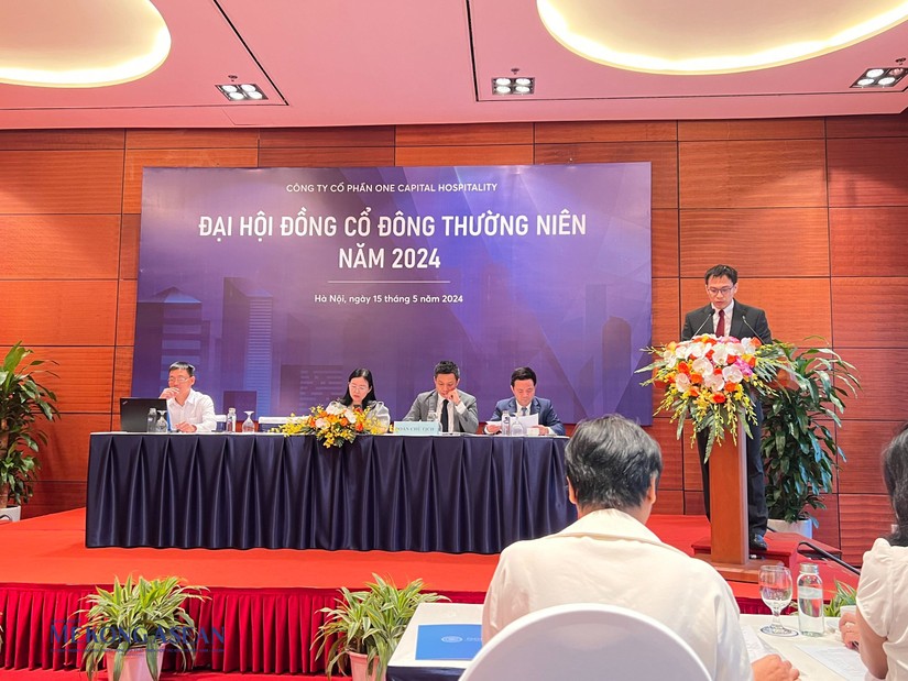 Tổng gi&aacute;m đốc L&ecirc; Đ&igrave;nh Quang ph&aacute;t biểu tại đại hội. Ảnh: Minh Phong - Mekong ASEAN