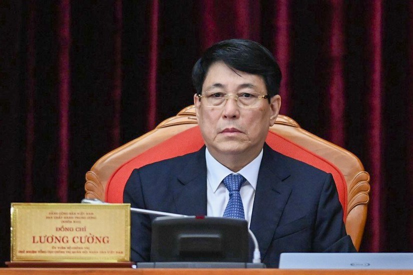 Đại tướng Lương Cường giữ chức vụ Thường trực Ban B&iacute; thư. Ảnh: VGP