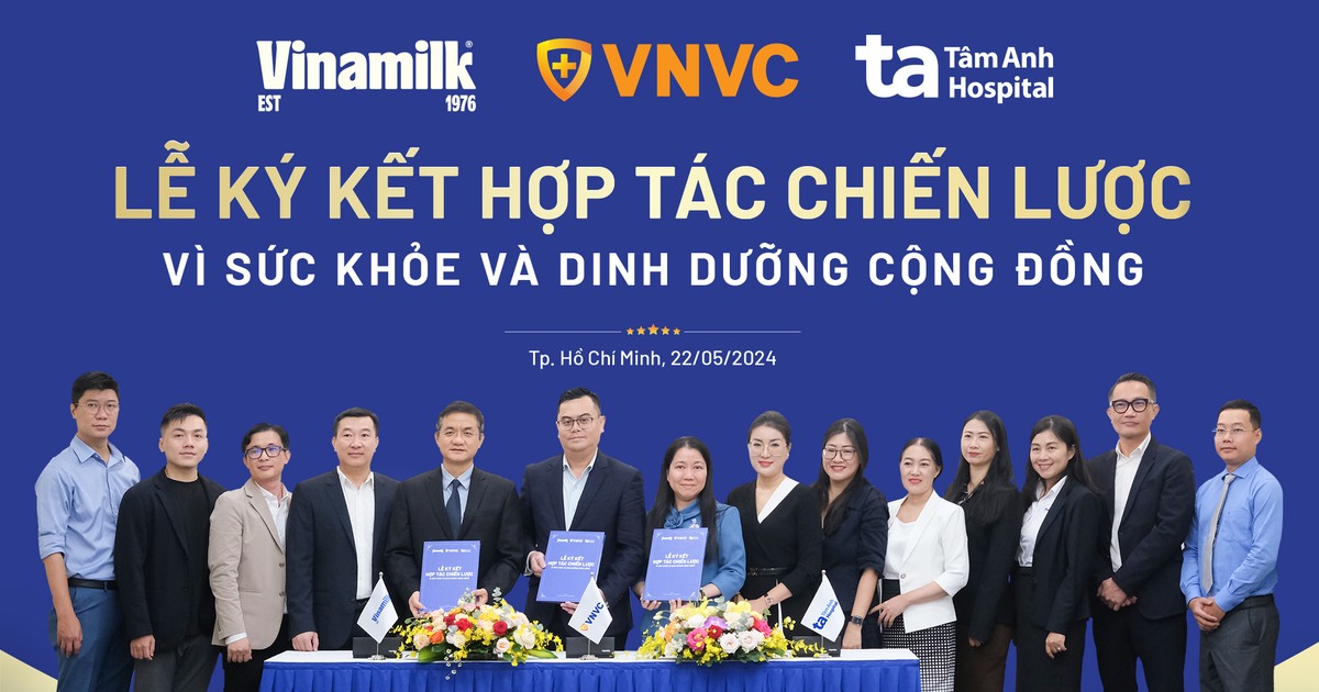 Vinamilk ký hợp tác chiến lược với VNVC và Bệnh viện Tâm Anh