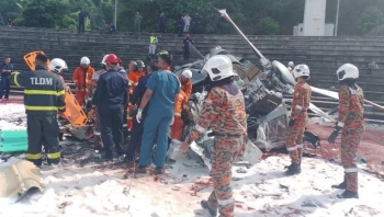 Malaysia công bố báo cáo về vụ hai trực thăng đâm nhau