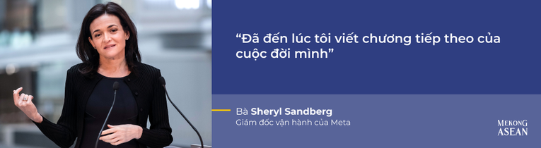 Giám đốc vận hành Meta Sheryl Sandberg từ chức, cổ phiếu sụt giảm