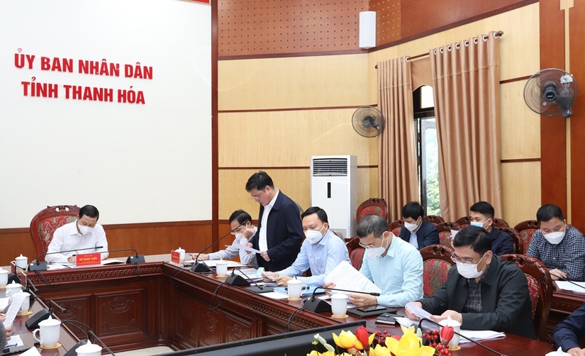 Họp Ban chỉ đạo x&acirc;y dựng Đề &aacute;n nhập huyện Đ&ocirc;ng Sơn v&agrave;o TP Thanh H&oacute;a. Nguồn: Cổng th&ocirc;ng tin điện tử tỉnh Thanh H&oacute;a.