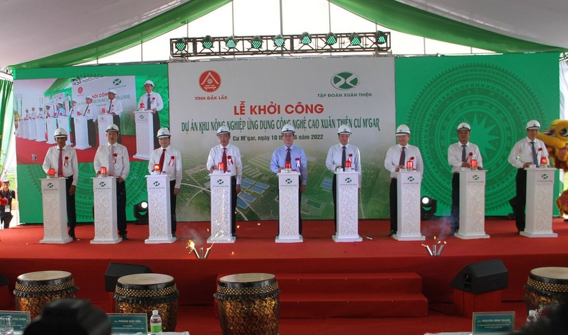 Lễ khởi c&ocirc;ng dự &aacute;n của Xu&acirc;n Thiện tại tỉnh Đăk Lăk