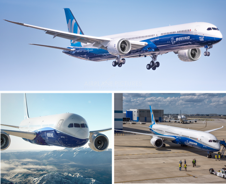 Boeing 787-10 Dreamliner: Nhỏ hơn một ch&uacute;t so với hai mẫu m&aacute;y bay tr&ecirc;n với khả năng chứa 330 h&agrave;nh kh&aacute;ch. Được trang bị một cặp động cơ General Electric GEnx-1B hoặc Rolls-Royce Trent 1000 v&agrave; c&oacute; thể đạt vận tốc tối đa khoảng 1.102 km/giờ. 787-10 c&oacute; tầm hoạt động 11.910 km v&agrave; gi&aacute; ni&ecirc;m yết khoảng 306 triệu USD.