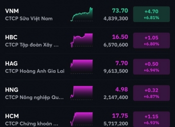 Hàng loạt mã ‘hot’ bị chốt lời, cổ phiếu Vinamilk vẫn được mua mạnh