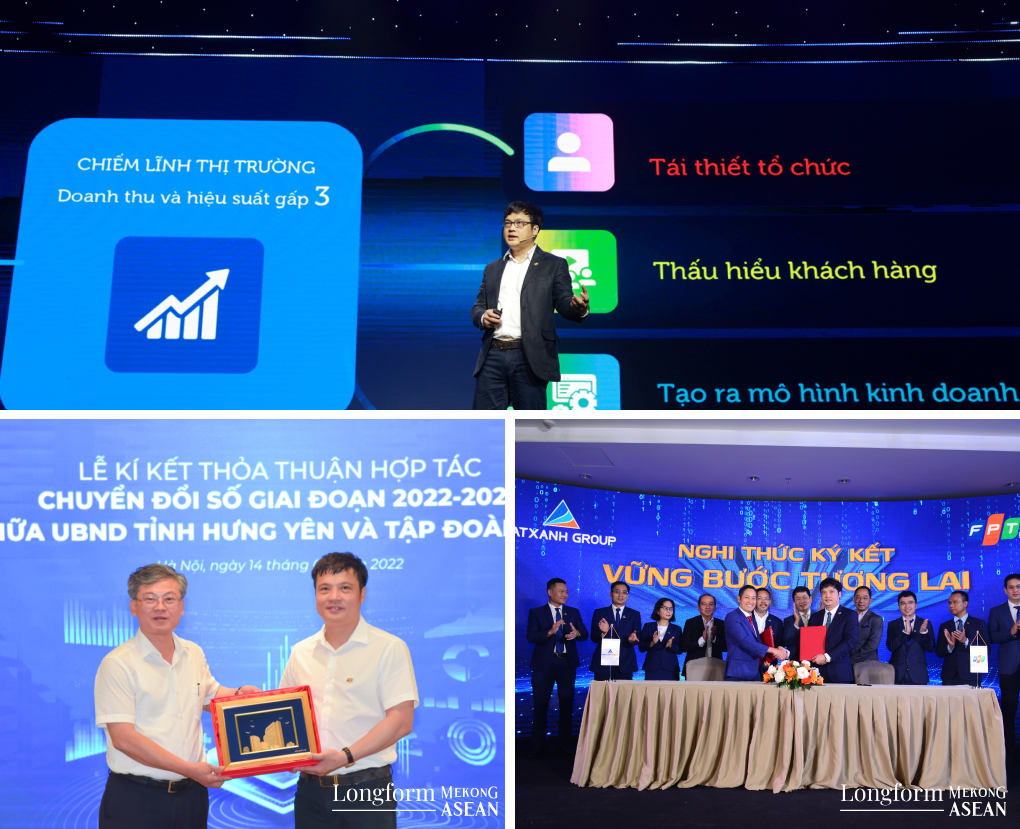 FPT l&agrave; đơn vị ti&ecirc;n phong đồng h&agrave;nh c&ugrave;ng địa phương, doanh nghiệp trong chuyển đổi số.