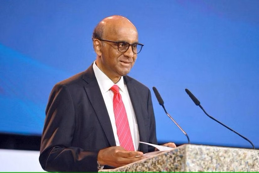 &Ocirc;ng Tharman Shanmugaratnam - Bộ trưởng Cấp cao Singapore. Ảnh: Straits Times