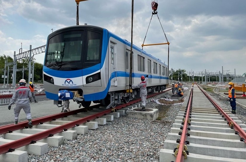 Dự &aacute;n tuyến đường sắt Metro số 1 Bến Th&agrave;nh &ndash; Suối Ti&ecirc;n. Ảnh: BQL Đường sắt đ&ocirc; thị TP HCM