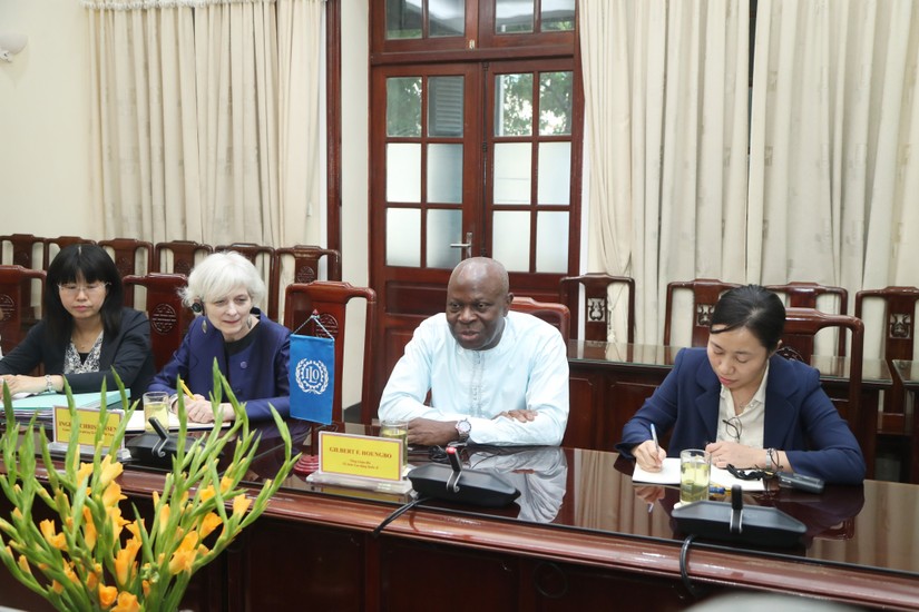 &Ocirc;ng Gilbert F. Houngbo, Tổng Gi&aacute;m đốc ILO. Ảnh: Molisa.