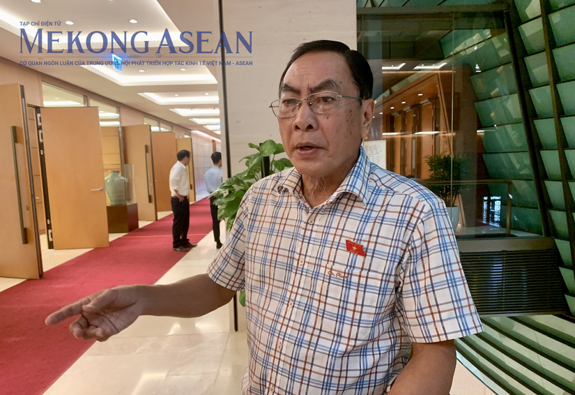 Đại biểu Phạm Văn Ho&agrave; quan t&acirc;m nhất đến vấn đề x&acirc;m nhập mặn tại ĐBSCL. Ảnh: Đinh Nhung - Mekong ASEAN