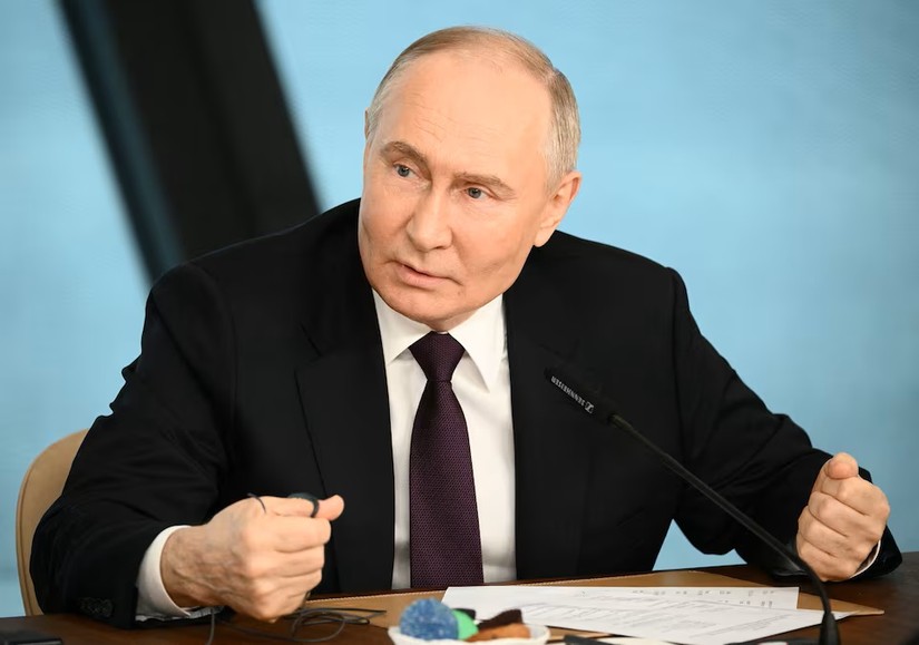Tổng thống Nga Vladimir Putin, ng&agrave;y 5/6. Ảnh: Reuters