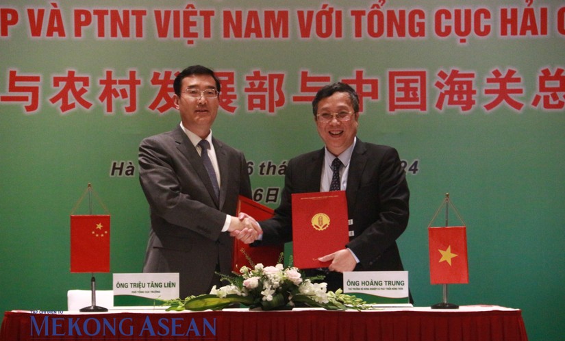 Lễ k&yacute; kết Nghị định thư về y&ecirc;u cầu kiểm dịch đối với khỉ xuất khẩu từ Việt Nam sang Trung Quốc