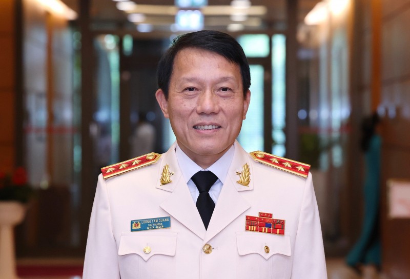 Bộ trưởng C&ocirc;ng an Lương Tam Quang. Ảnh: CAND