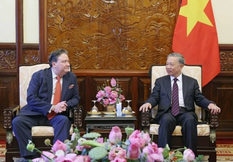 Chủ tịch nước khẳng định, Việt Nam lu&ocirc;n coi Hoa Kỳ l&agrave; đối t&aacute;c c&oacute; tầm quan trọng chiến lược - Ảnh: TTXVN.