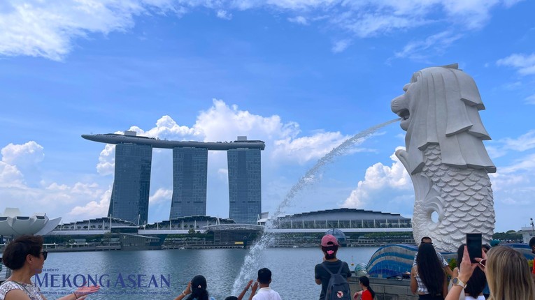 Vịnh Marina ở Singapore. Ảnh: Thảo Ng&acirc;n - Mekong ASEAN