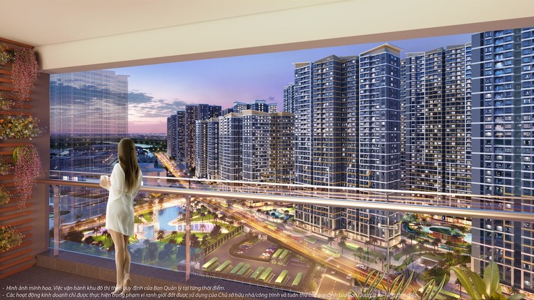 Tầm view &ldquo;triệu đ&ocirc;&rdquo; hướng c&ocirc;ng vi&ecirc;n Golden Eagle của c&aacute;c căn hộ The Beverly Solari.