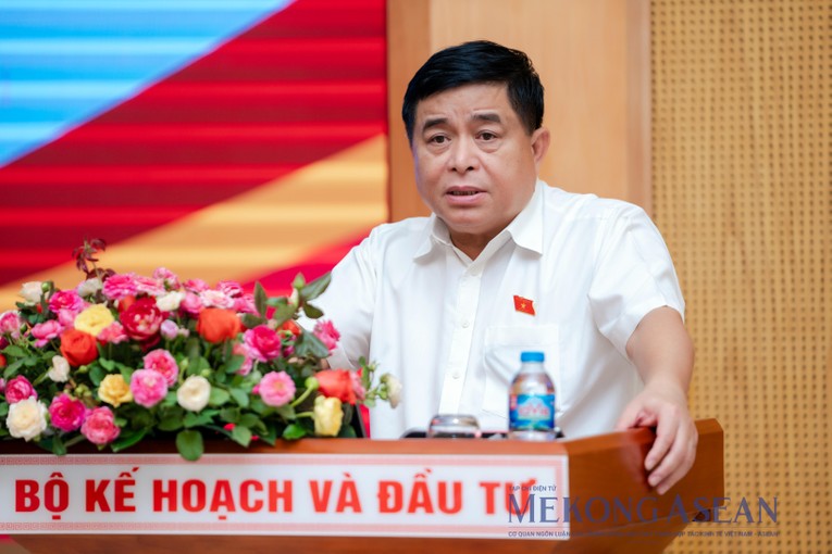 Bộ trưởng Kế hoạch v&agrave; Đầu tư Nguyễn Ch&iacute; Dũng. Ảnh: Qu&aacute;ch Sơn - Mekong ASEAN.