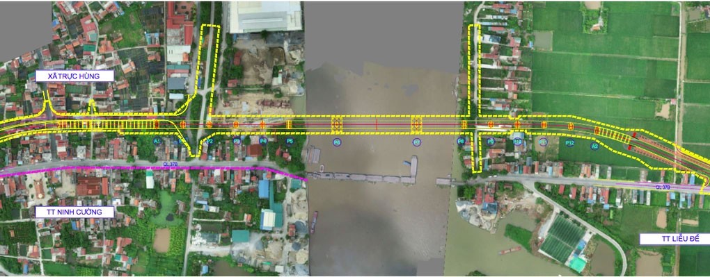 Nam Định sắp có cầu vượt sông Ninh Cơ hơn 580 tỷ đồng
