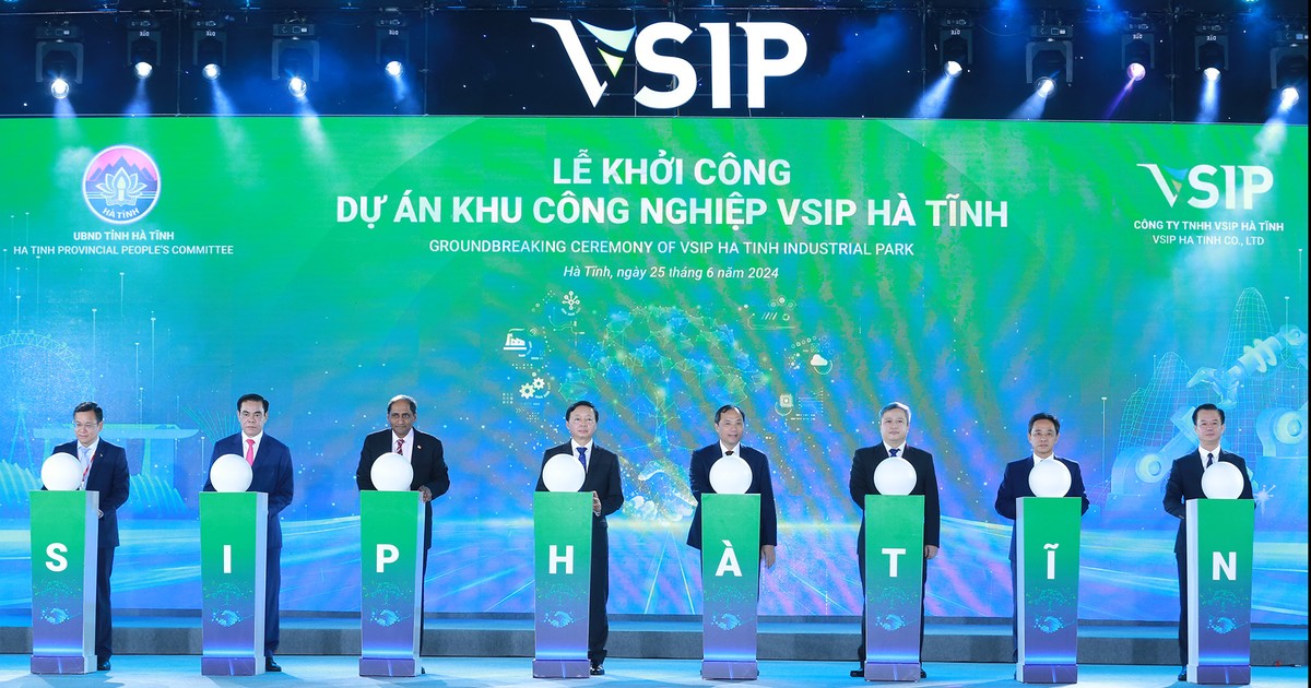 Khởi công khu công nghiệp VSIP Hà Tĩnh