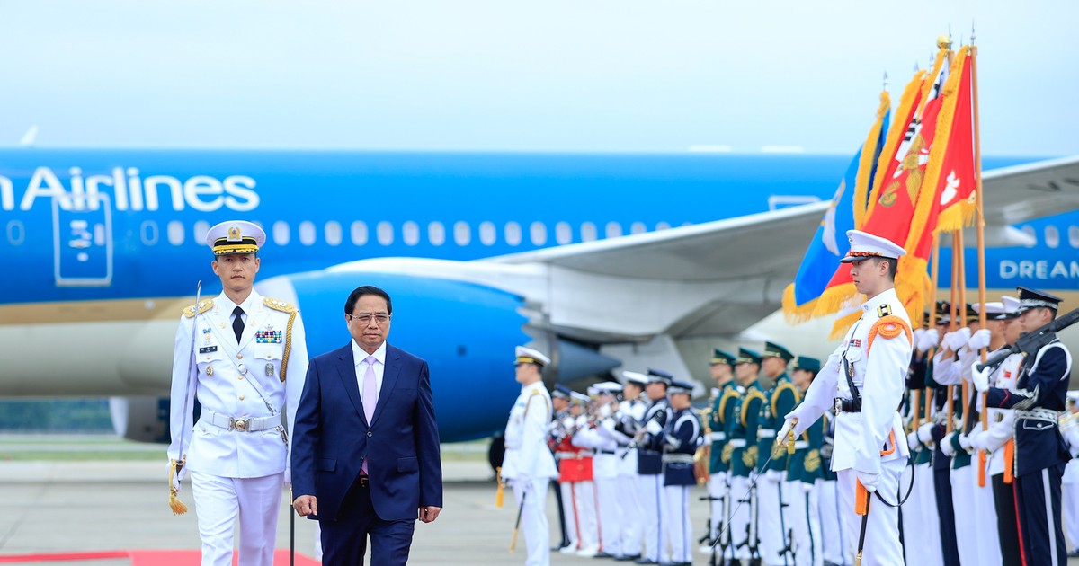 Thủ tướng Chính phủ Phạm Minh Chính tới Seoul