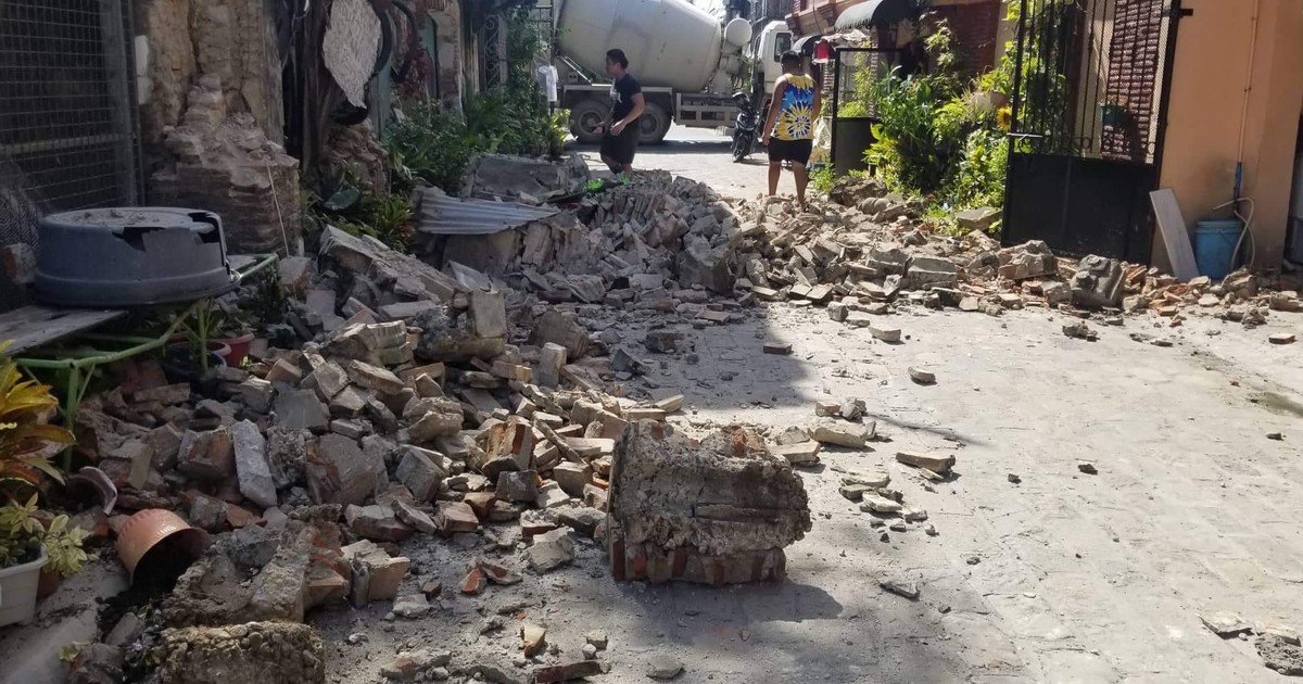 Philippines hứng chịu động đất 7,1 độ Richter