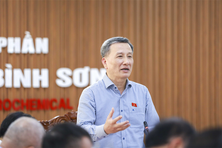 Ph&oacute; Trưởng đo&agrave;n thường trực Đo&agrave;n gi&aacute;m s&aacute;t Ủy ban Thường vụ Quốc hội L&ecirc; Quang Huy ph&aacute;t biểu kết luận buổi l&agrave;m việc.