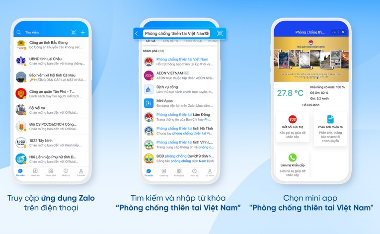 Ra mắt ứng dụng hỗ trợ người dân Việt Nam phòng chống thiên tai