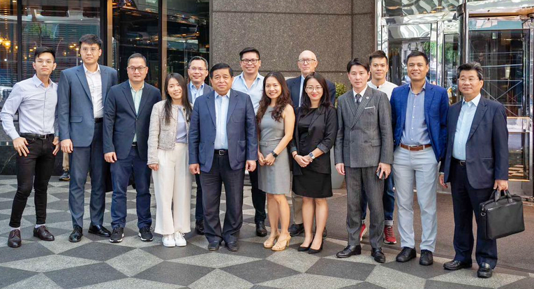 Bộ trưởng Nguyễn Ch&iacute; Dũng gặp mặt Mạng lưới đổi mới s&aacute;ng tạo Việt Nam tại New York. Ảnh: MPI.