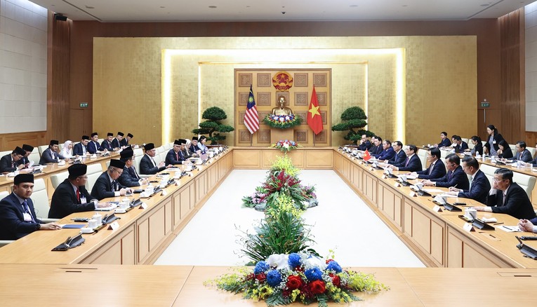 To&agrave;n cảnh cuộc hội đ&agrave;m. Ảnh: VGP