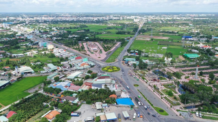 Th&agrave;nh phố T&acirc;n An, Long An. Ảnh: Longan.gov