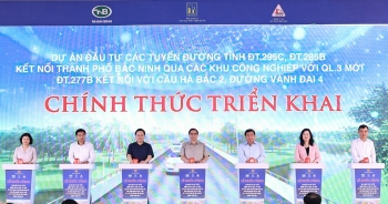 Khởi công 3 tuyến đường kết nối liên tỉnh tại Bắc Ninh
