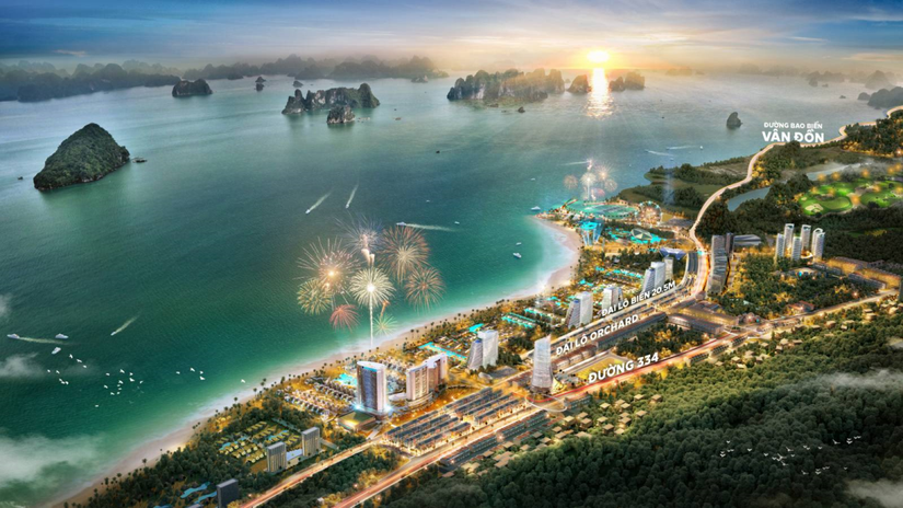 Phối cảnh dự &aacute;n Sonasea V&acirc;n Đồn Harbor City của CEO Group.