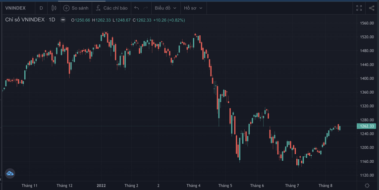 VN-Index đ&atilde; chinh phục th&agrave;nh c&ocirc;ng ngưỡng hỗ trợ quan trọng 1.262 điểm.