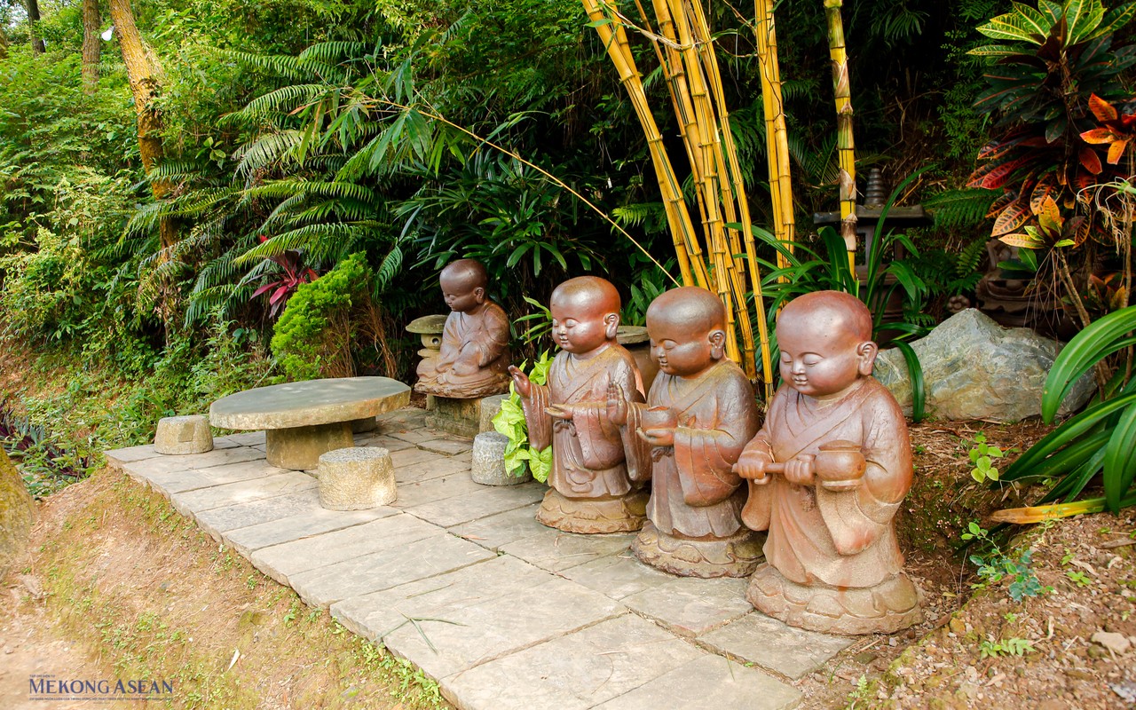 Một trạm dừng ch&acirc;n tr&ecirc;n đường leo n&uacute;i.