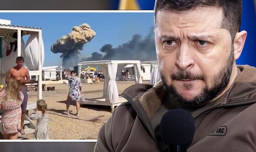 Tổng thống Ukraine Volodymyr Zelensky tuy&ecirc;n bố sẽ gi&agrave;nh lại b&aacute;n đảo Crimea. Ảnh: Ansar News