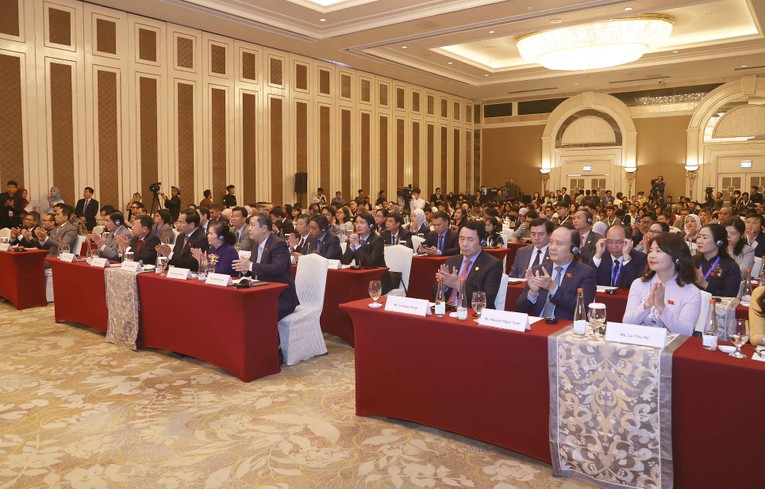 C&aacute;c đại biểu tham dự diễn đ&agrave;n. Ảnh: Quochoi.vn