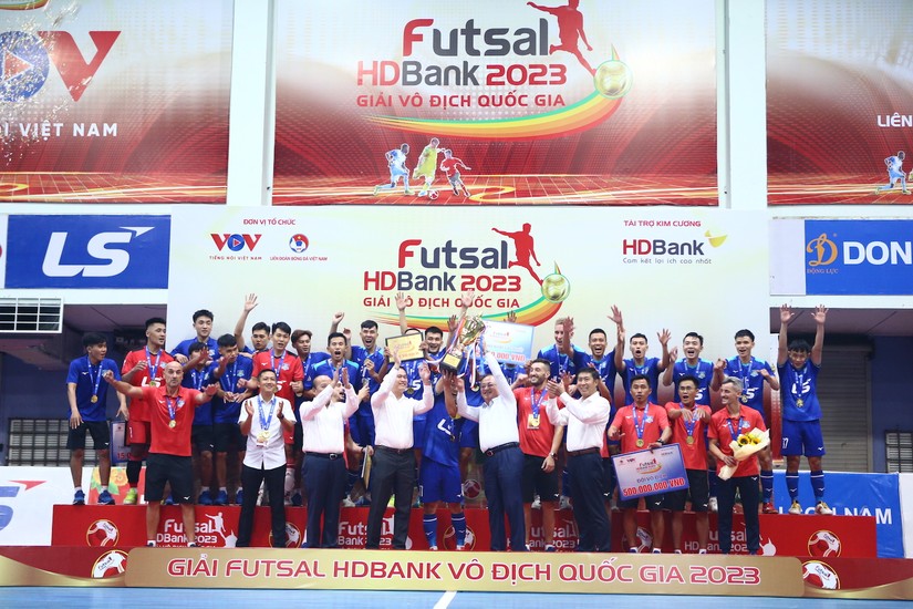 Giải Futsal HDBank 2023 kh&eacute;p lại th&agrave;nh c&ocirc;ng rực rỡ