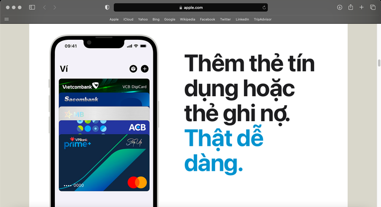 Apple Pay ra mắt tại Việt Nam