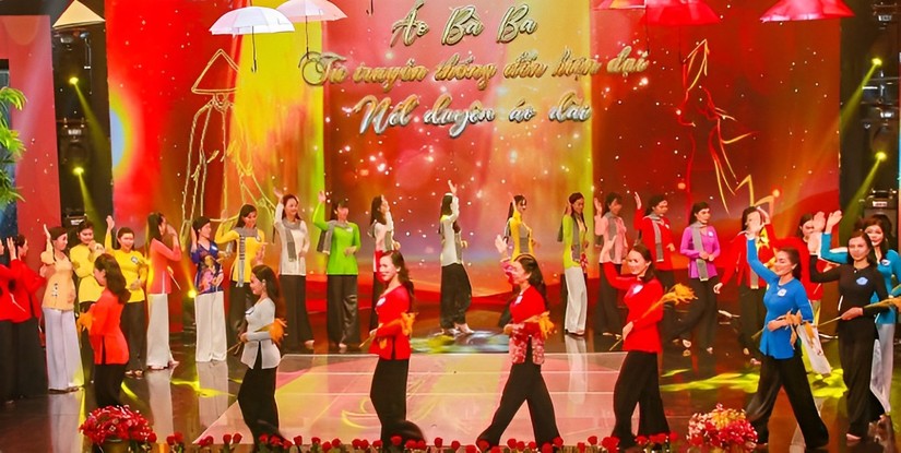 Nhiều hoạt động đặc sắc diễn ra tại Festival &Aacute;o b&agrave; ba - Hậu Giang 2023. Ảnh: UBND Hậu Giang.