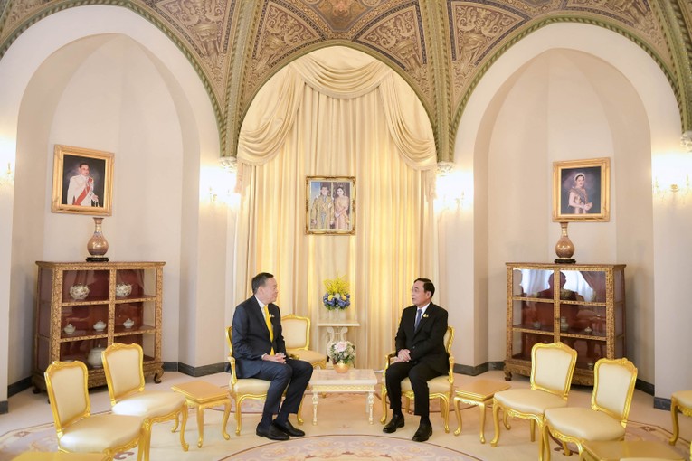 T&acirc;n Thủ tướng Th&aacute;i Lan gặp người tiền nhiệm Prayuth  ảnh 1