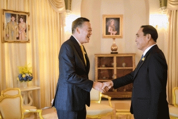 Tân Thủ tướng Thái Lan gặp người tiền nhiệm Prayuth
