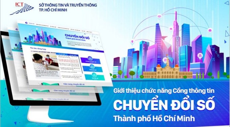 Ra mắt Cổng th&ocirc;ng tin TP HCM cập nhật đầy đủ c&aacute;c chương tr&igrave;nh về chuyển đổi số