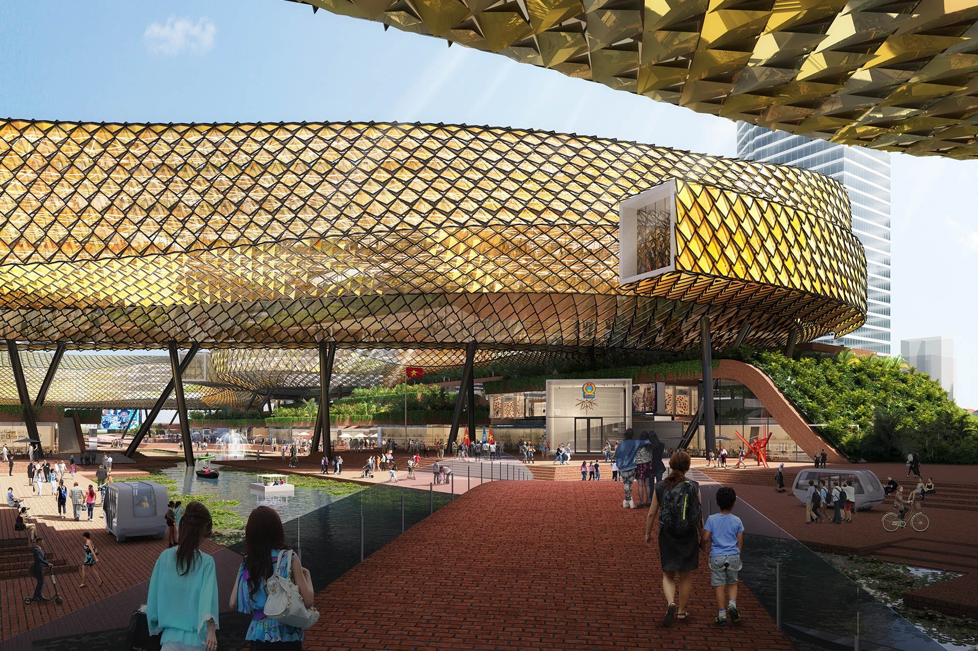 Cận cảnh thiết kế tòa Tháp rồng Hà Nội đạt giải kiến trúc toàn cầu