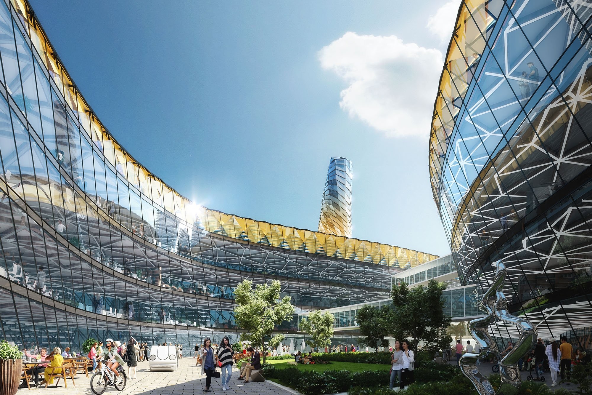 Cận cảnh thiết kế tòa Tháp rồng Hà Nội đạt giải kiến trúc toàn cầu