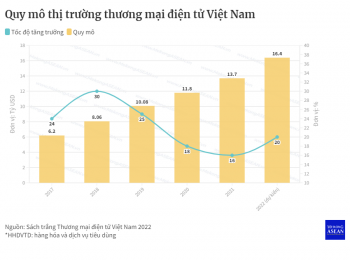 Khoảng 60% dân số Việt Nam sử dụng thương mại điện tử năm 2022