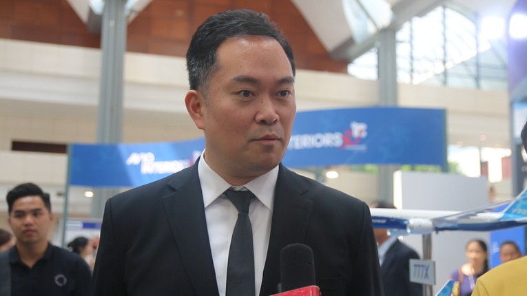 &Ocirc;ng Malcom An, Gi&aacute;m đốc điều h&agrave;nh cấp cao của Boeing chia sẻ tại VIAE 2022.